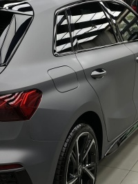 PET Matte Pearl Grey Car Vinyl Wrap review 1