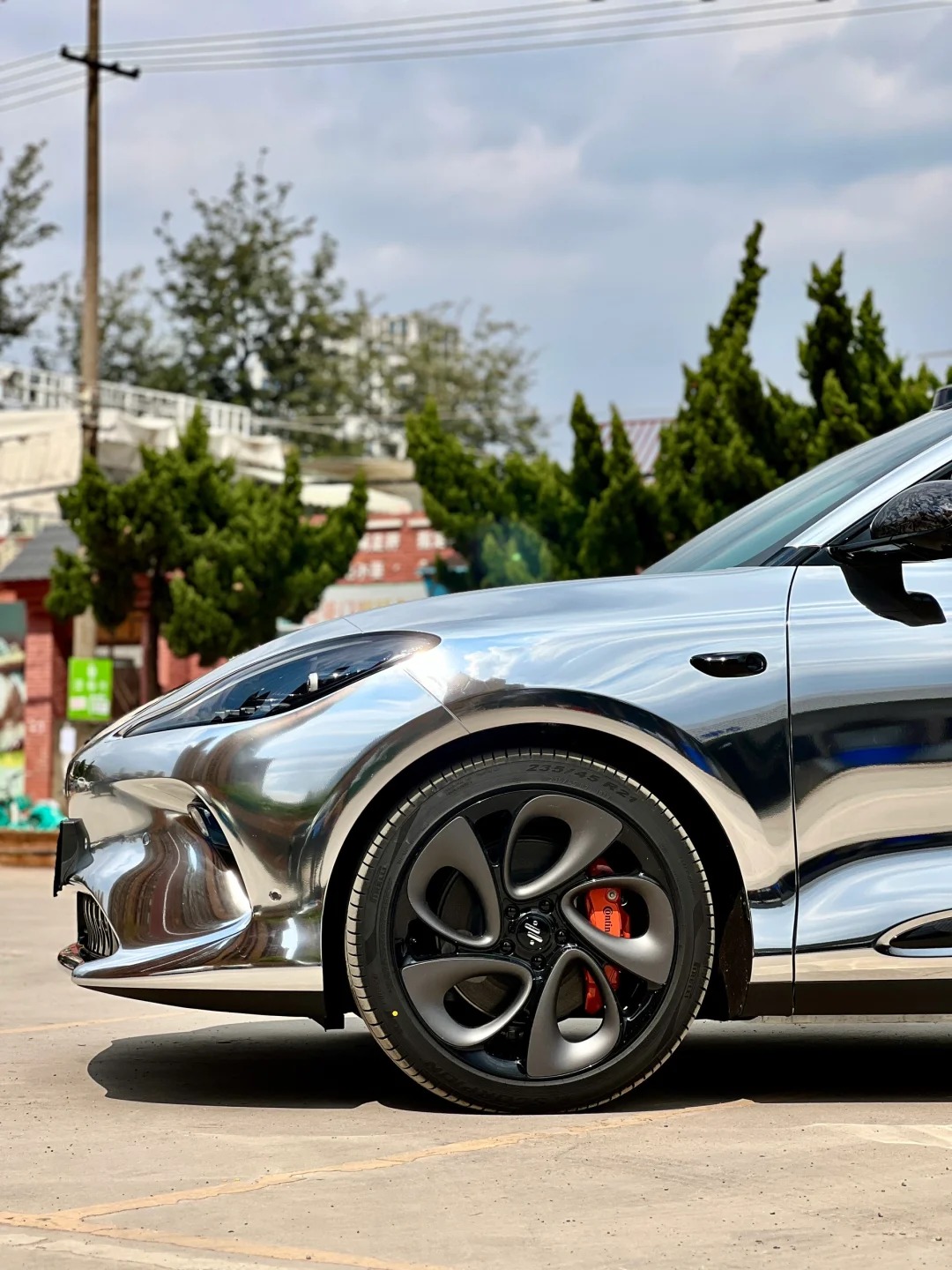 Mirror Chrome Silver Car Vinyl Wrap (Non-Stretchable) review fdab 02