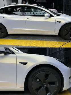 Matte White Gold Car Vinyl Wrap review fdhtr 01