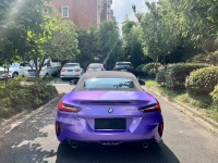 Glossy Laser Light Purple Car Vinyl Wrap review 2