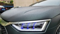 BYD Matte Diamond Black Green Car Vinyl Wrap review 3
