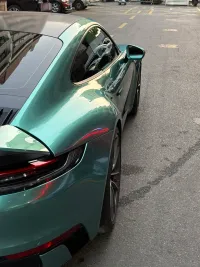 Gloss Shiny Green Car Vinyl Wrap review 0