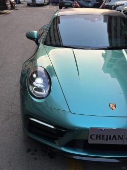 Gloss Shiny Green Car Vinyl Wrap review egew 02