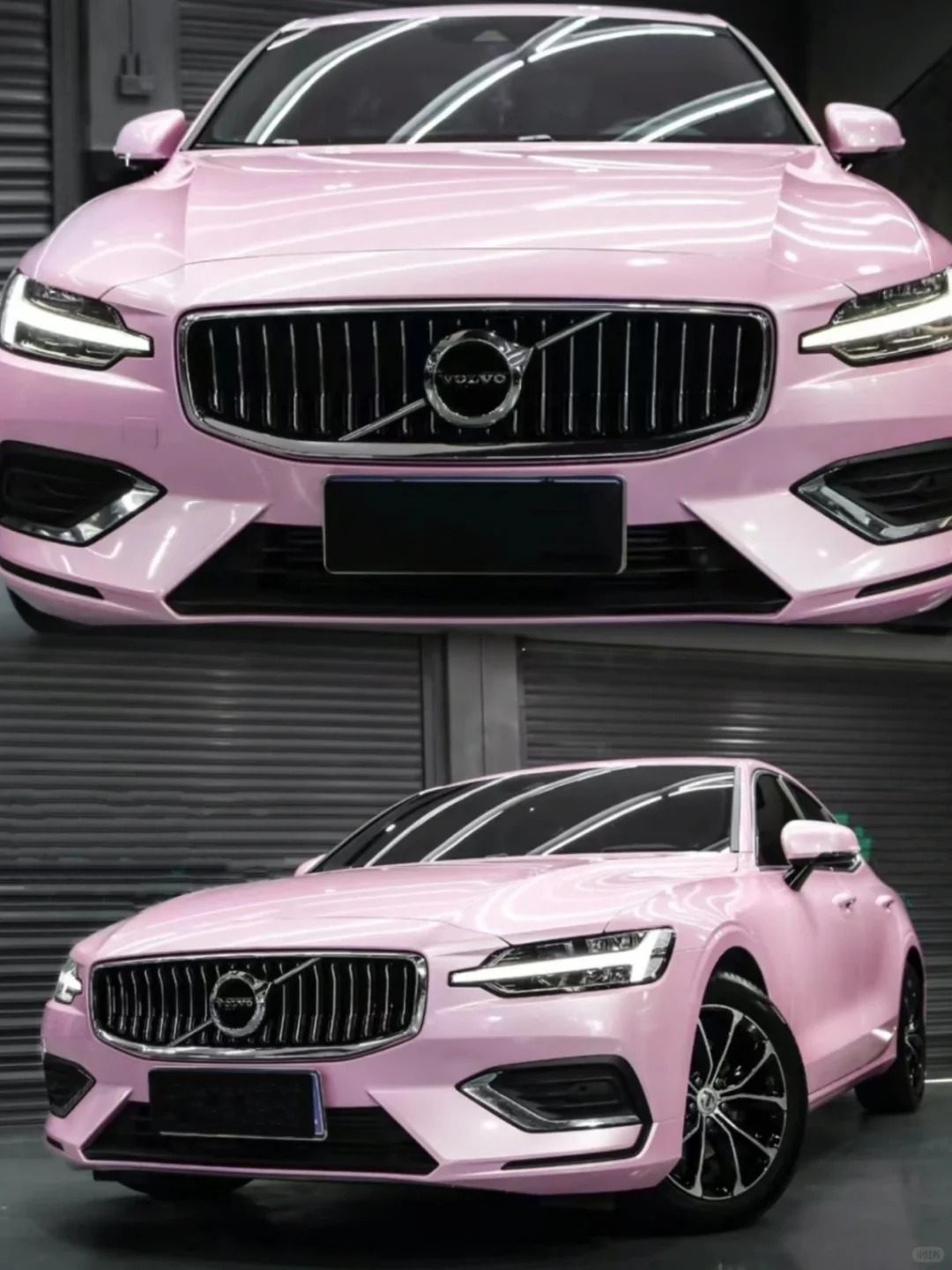 Macaron Cherry Pink Car Vinyl Wrap review 0