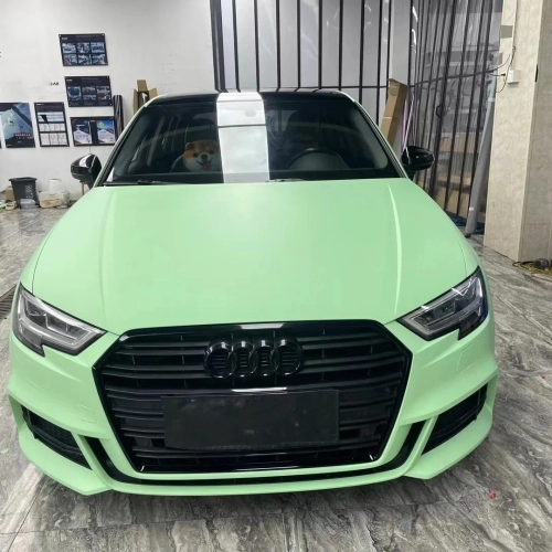 Ultimate Flat Hazy Green Car Vinyl Wrap review 