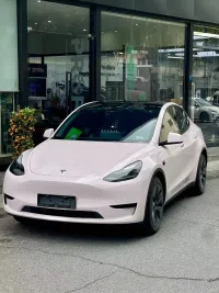 Tesla PET Gloss Mary Kay Pink Car Vinyl Wrap review 0