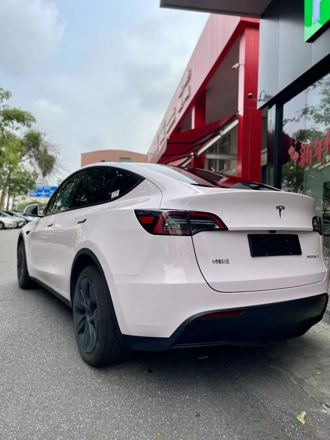 Tesla PET Gloss Mary Kay Pink Car Vinyl Wrap review sdfek 02