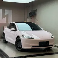 Tesla PET Gloss Mary Kay Pink Car Vinyl Wrap review 0