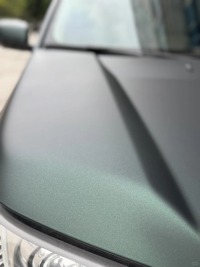 Ultra Matte Green Grey Car Vinyl Wrap review 1