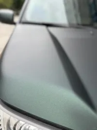 Ultra Matte Green Grey Car Vinyl Wrap review 1
