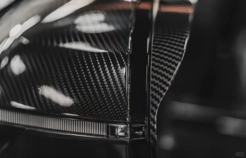 6D Super Gloss Emulational Carbon Fiber Black Car Vinyl Wrap  review 