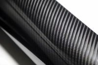 6D Super Gloss Emulational Carbon Fiber Black Car Vinyl Wrap  review 1
