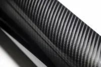 6D Super Gloss Emulational Carbon Fiber Black Car Vinyl Wrap  review 1