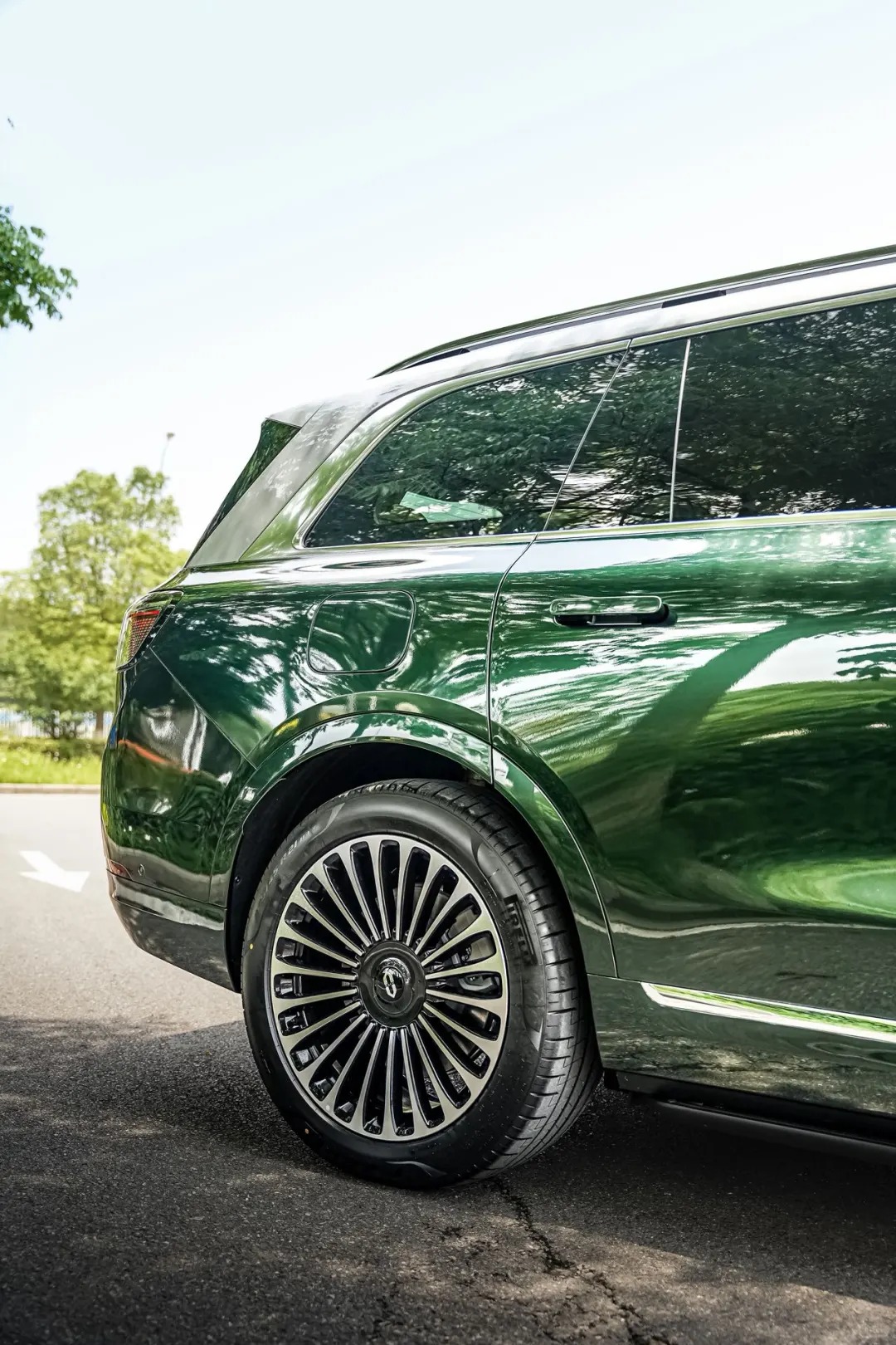 PET Gloss Metallic Midnight Green Car Vinyl Wrap review huybv 03