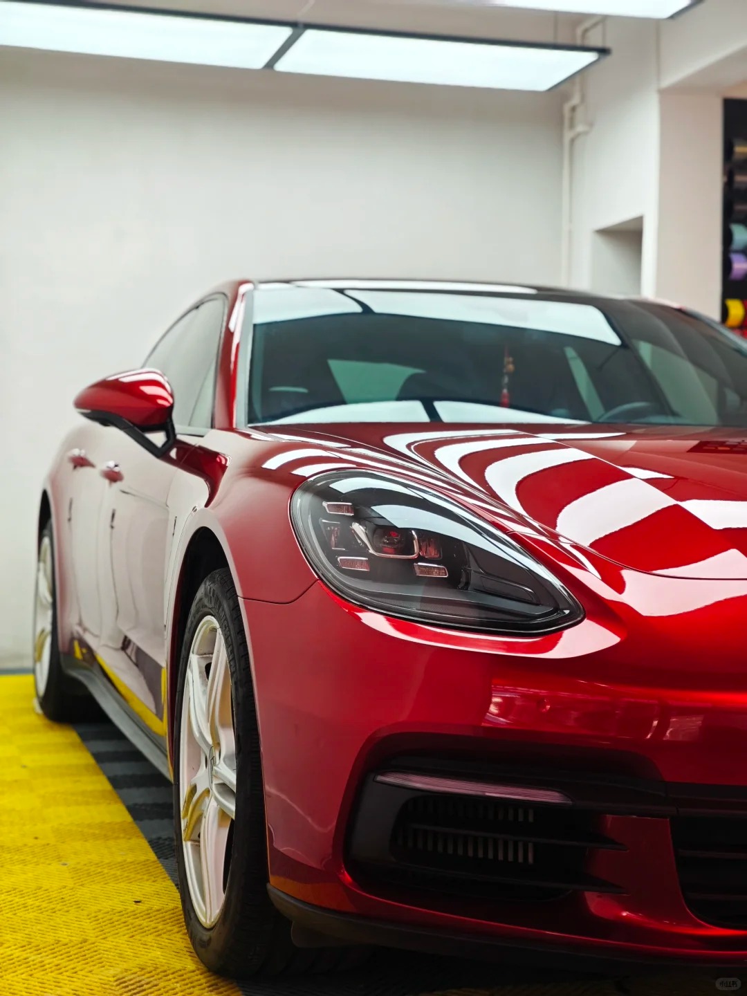 PET Gloss Metallic Cherry Red Car Vinyl Wrap review 2