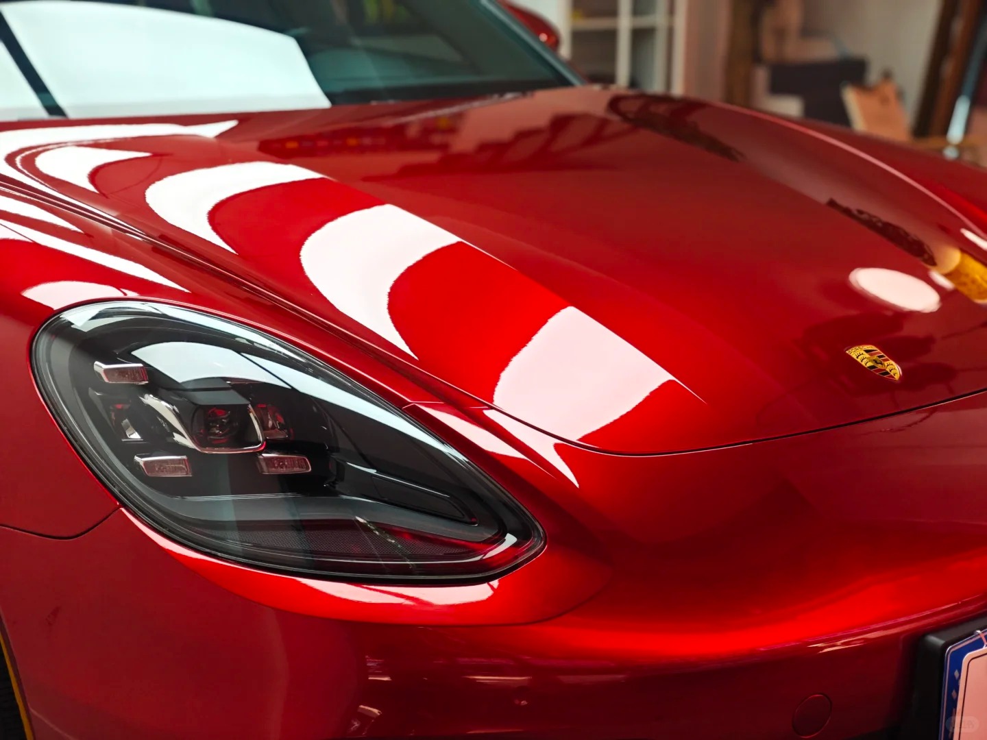 PET Gloss Metallic Cherry Red Car Vinyl Wrap review 1