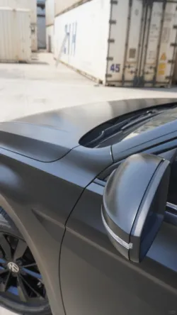 PET Pure Metal Black Car Vinyl Wrap review raylsy 02