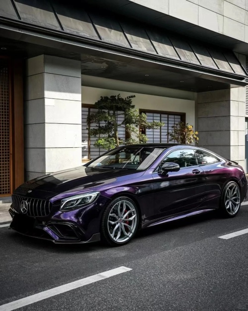PET Gloss Ghost Midnight Purple Car Vinyl Wrap review 