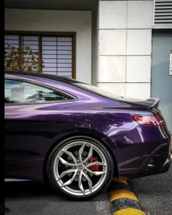 PET Gloss Ghost Midnight Purple Car Vinyl Wrap review dsgre 04