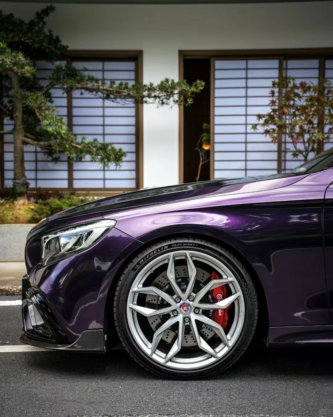 PET Gloss Ghost Midnight Purple Car Vinyl Wrap review dsgre 03