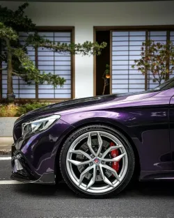PET Gloss Ghost Midnight Purple Car Vinyl Wrap review dsgre 03