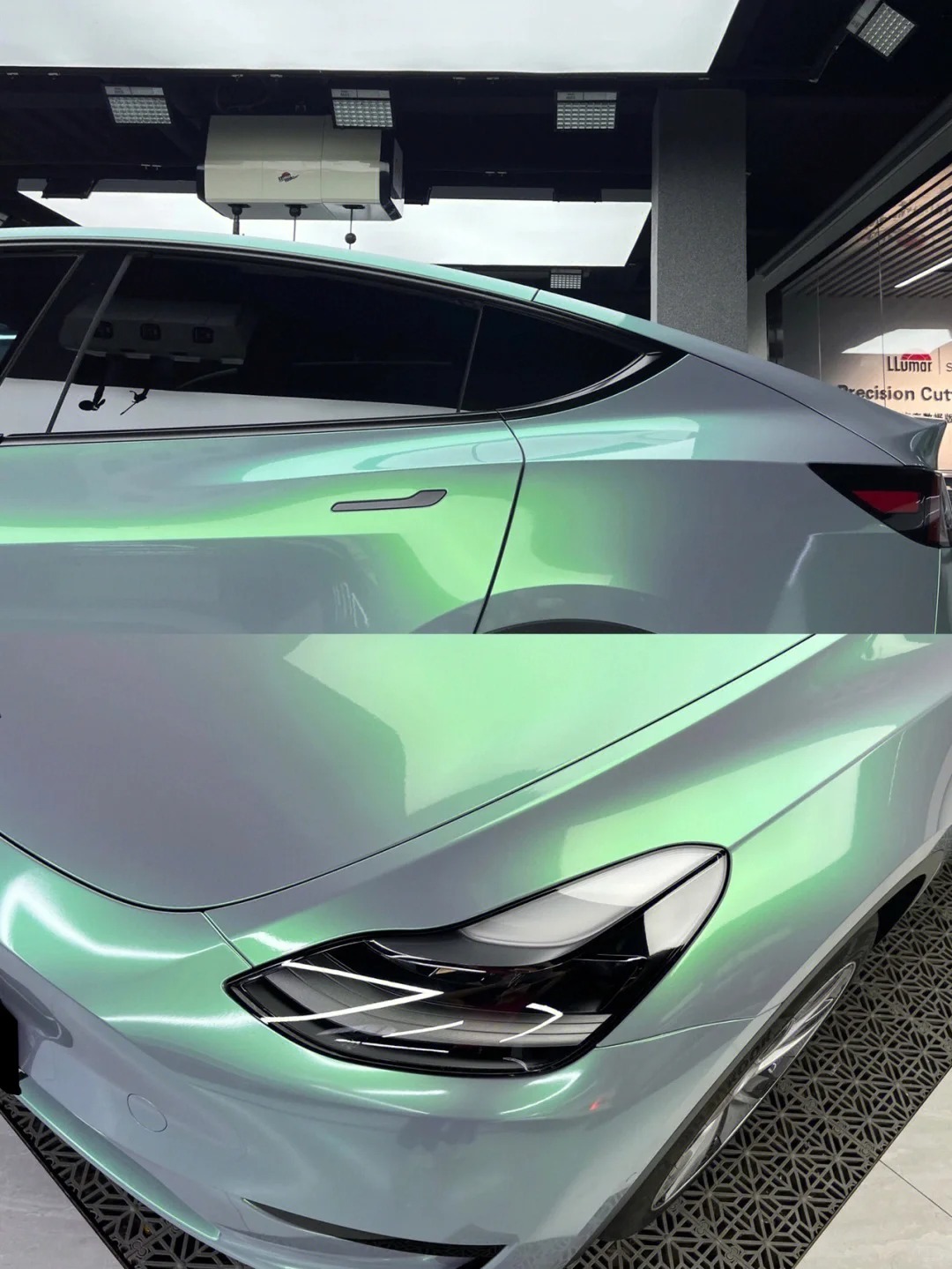 Candy Metallic Grey Green Car Vinyl Wrap review dfhfg 03