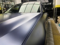 Matte Metallic Oxford Blue Car Vinyl Wrap review 2