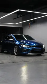 Gloss Metallic Indigo Blue Car Vinyl Wrap review 0