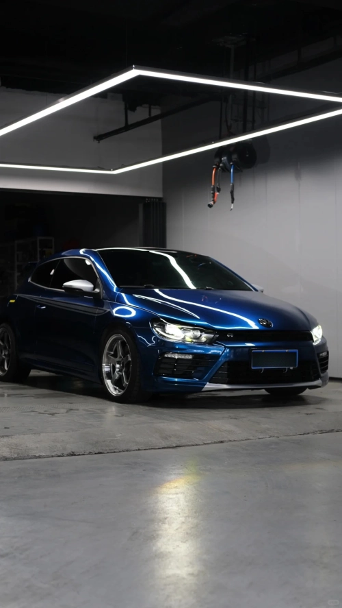 Gloss Metallic Indigo Blue Car Vinyl Wrap review 