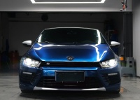 Gloss Metallic Indigo Blue Car Vinyl Wrap review 1
