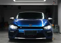 Gloss Metallic Indigo Blue Car Vinyl Wrap review 1