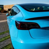 PET Super Gloss Miami Blue Car Vinyl Wrap review 1