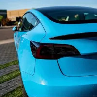 PET Super Gloss Miami Blue Car Vinyl Wrap review 1