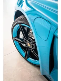 PET Super Gloss Miami Blue Car Vinyl Wrap review 0