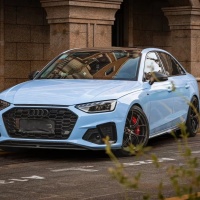 Glossy Crystal Baby Blue Car Vinyl Wrap review 0