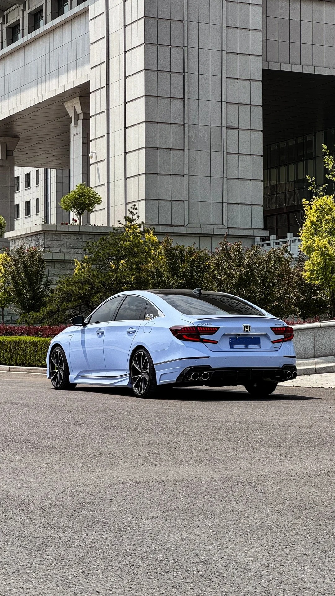 Glossy Crystal Baby Blue Car Vinyl Wrap review fsgdrg 02