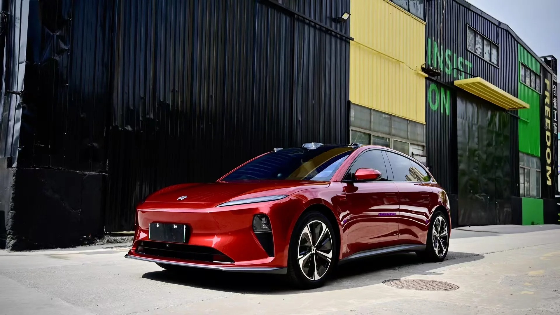 PET Gloss Metallic Cherry Red Car Vinyl Wrap review 0