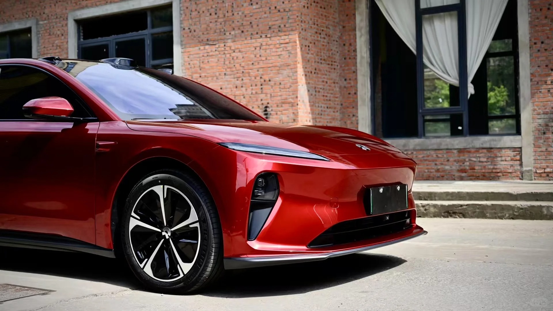 PET Gloss Metallic Cherry Red Car Vinyl Wrap review 1