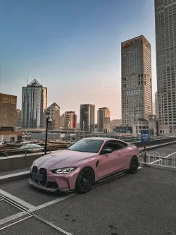 Glossy Oolong Milk Tea Pink Car Vinyl Wrap review seh 02