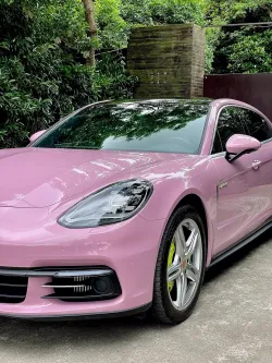 Glossy Oolong Milk Tea Pink Car Vinyl Wrap review dsgf 01