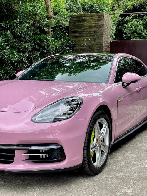 Glossy Oolong Milk Tea Pink Car Vinyl Wrap review 