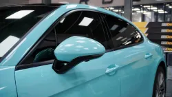Super Gloss Tanager Blue Car Vinyl Wrap review dszg 02