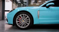 Super Gloss Tanager Blue Car Vinyl Wrap review dszg 03