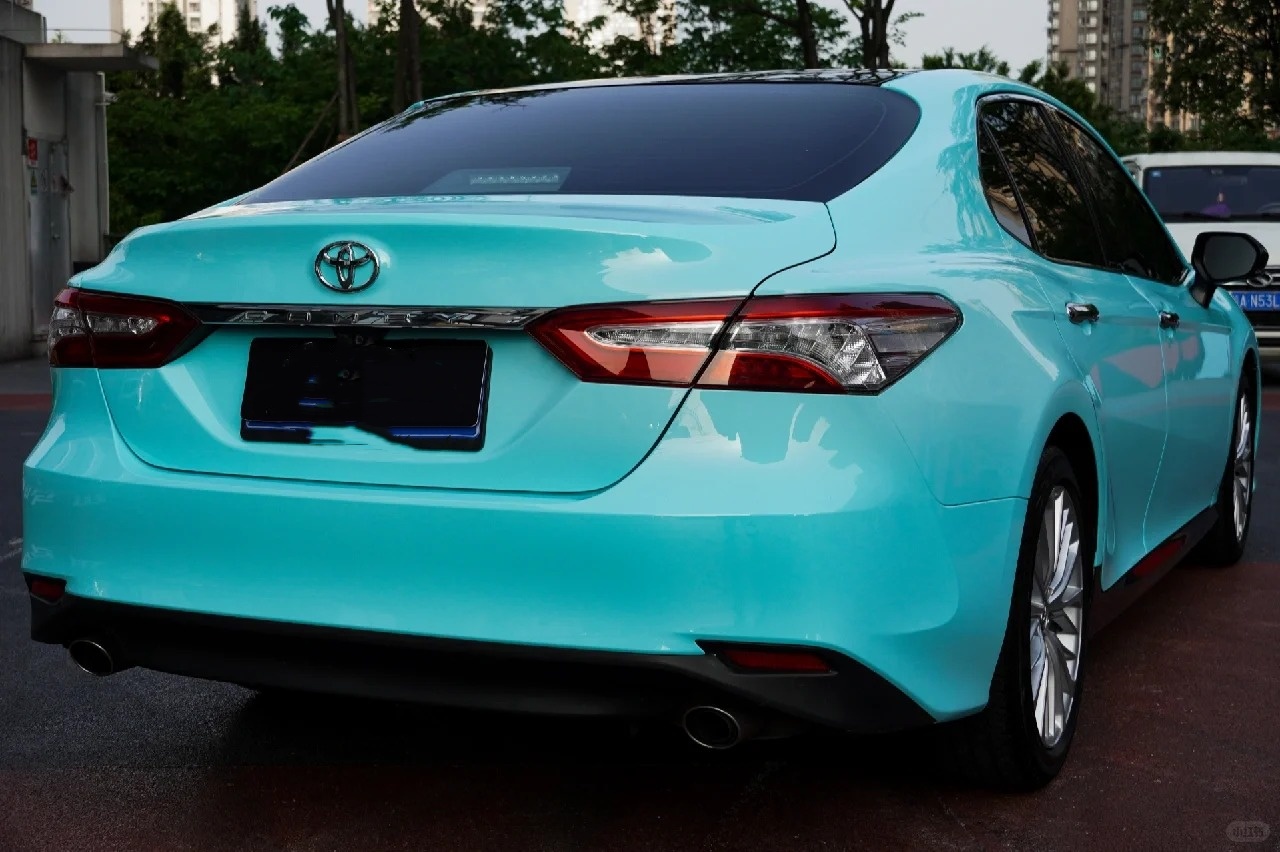 Super Gloss Tanager Blue Car Vinyl Wrap review 0