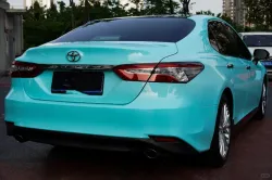 Super Gloss Tanager Blue Car Vinyl Wrap review dfahry 01