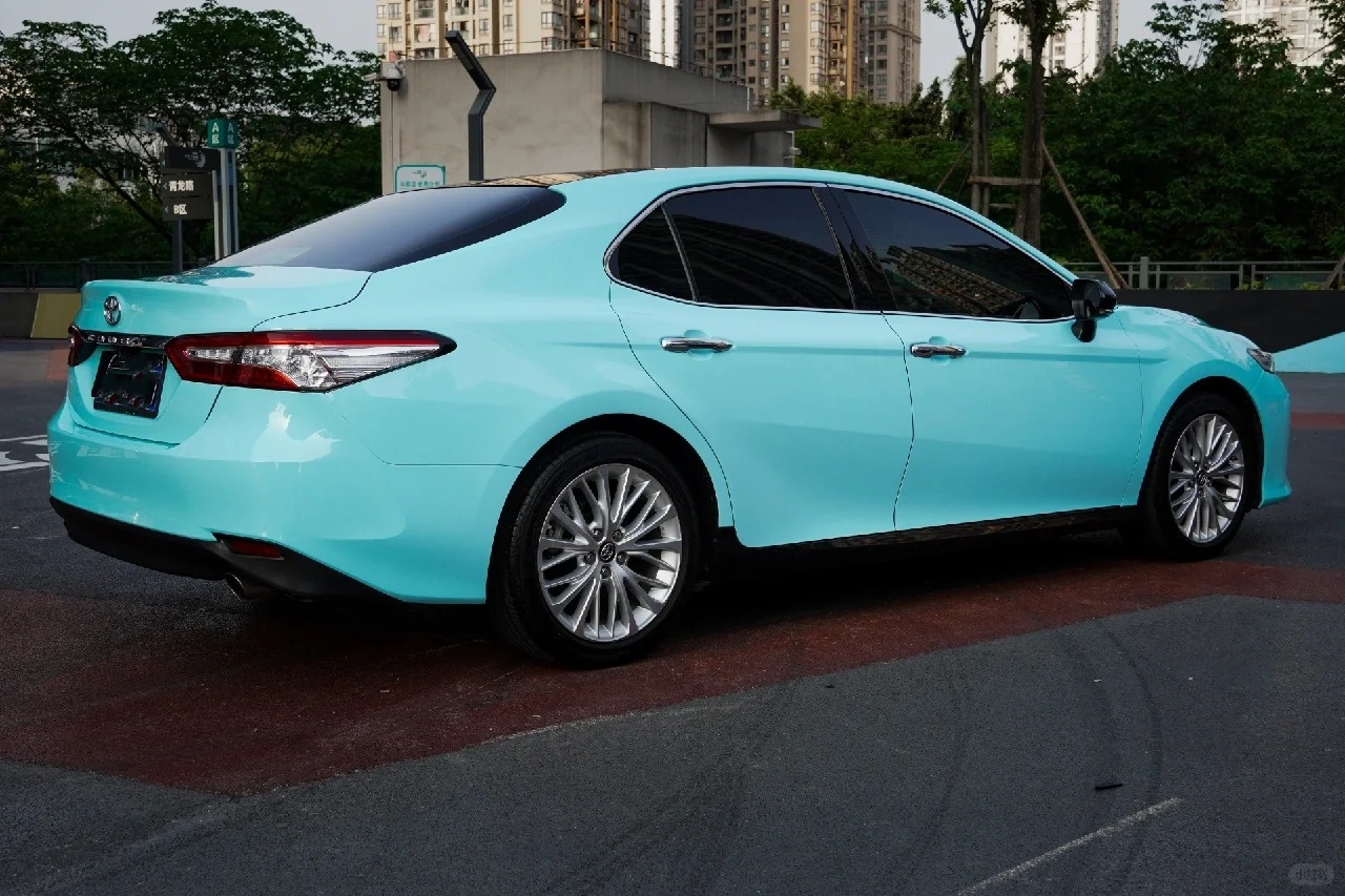 Super Gloss Tanager Blue Car Vinyl Wrap review 1