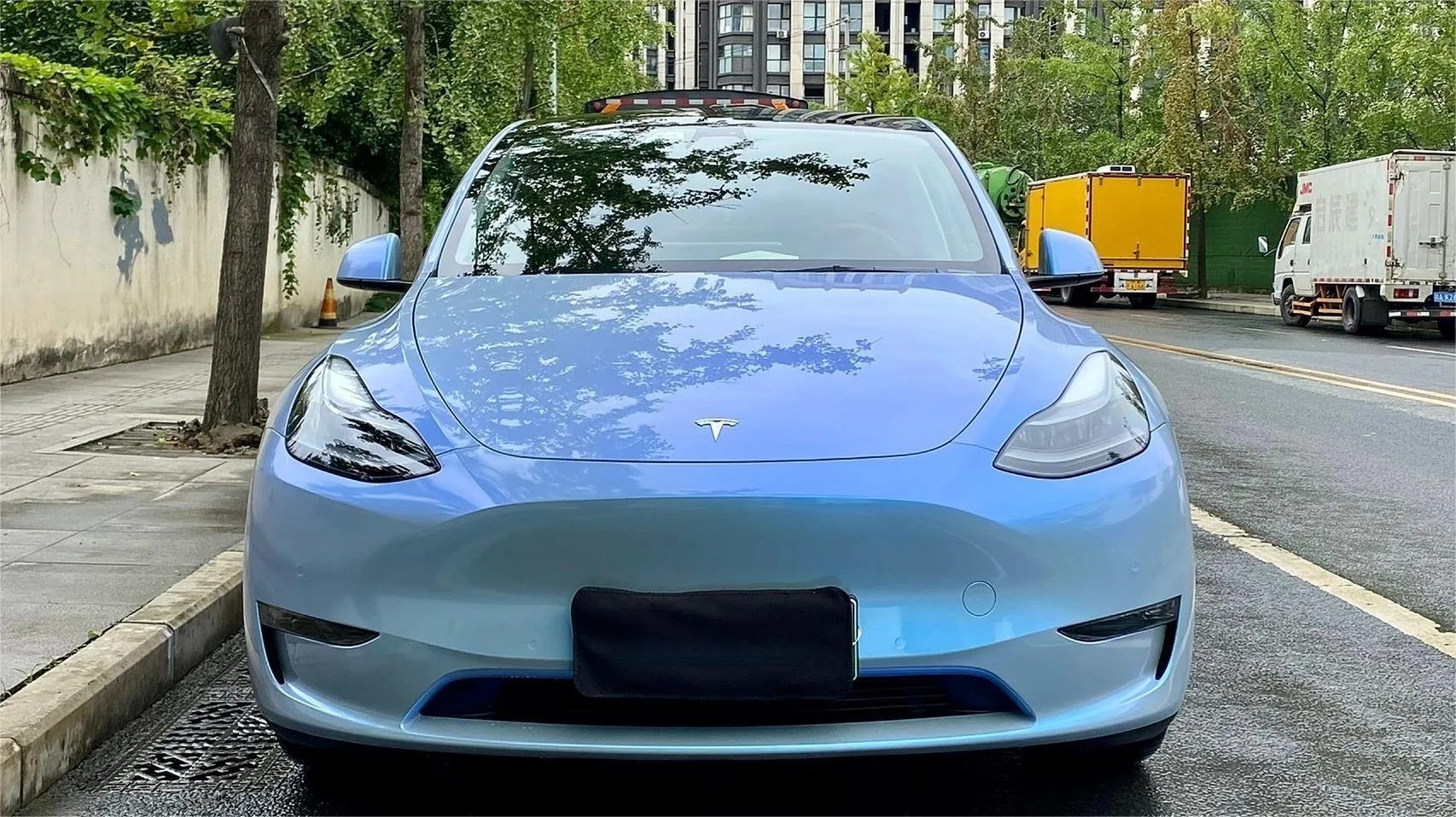 Tesla Gloss Fancy Rock Grey Color Fliper Car Vinyl Wrap review rnklew 02