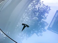 Tesla Gloss Fancy Rock Grey Color Fliper Car Vinyl Wrap review 1