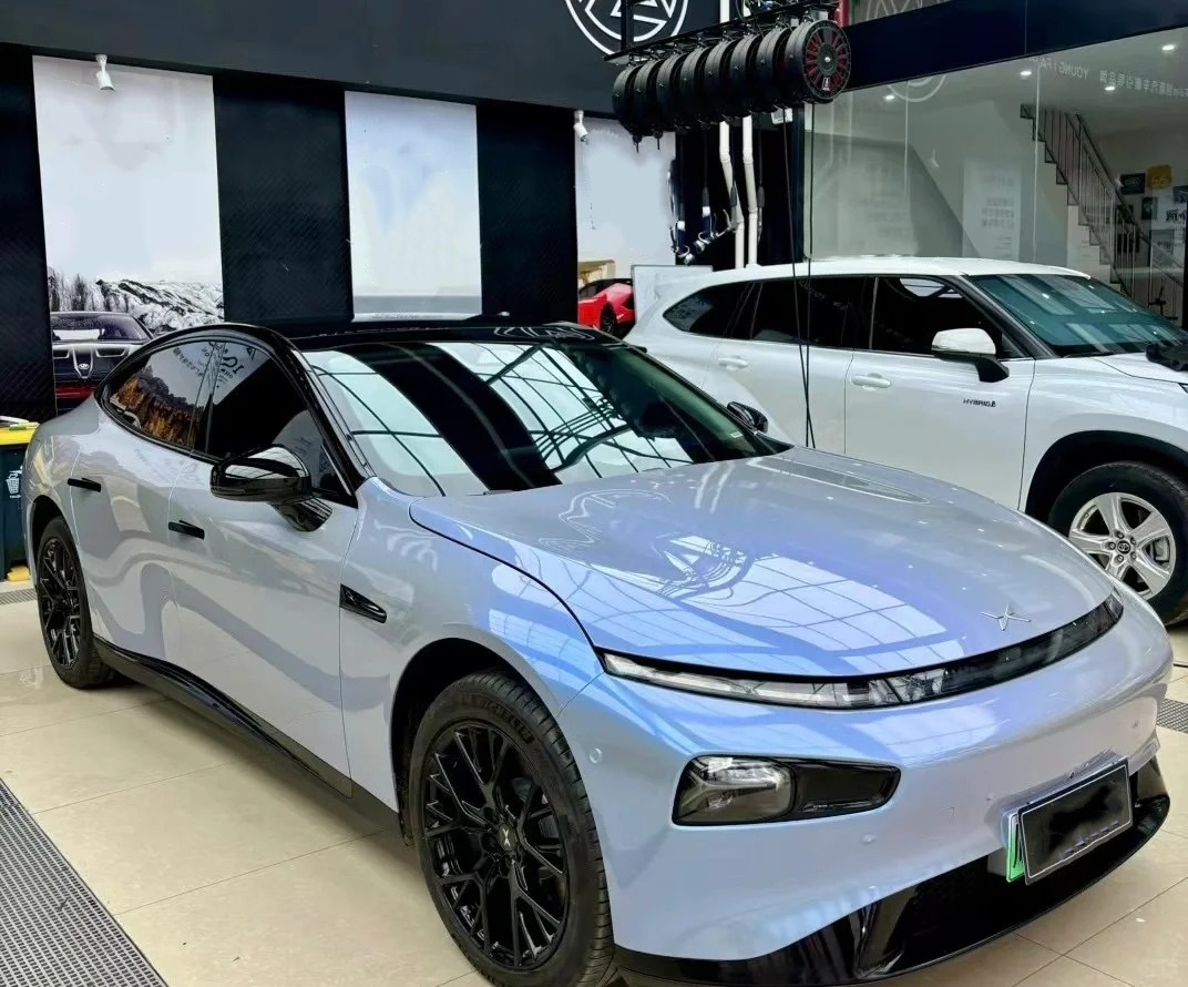 Tesla Twin Candy Grey Cyanine Car Vinyl Wrap review 0