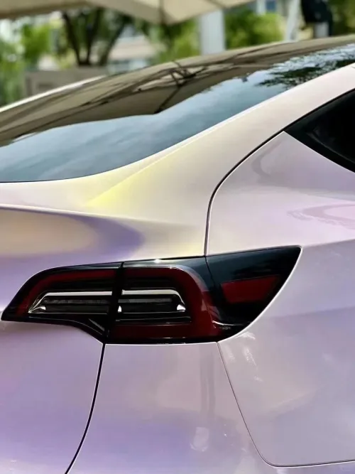 Gloss Glazed Gold Pink Car Vinyl Wrap review 